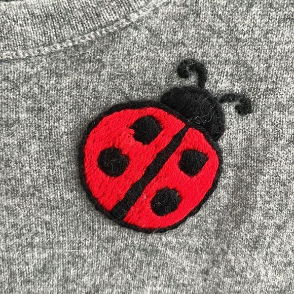 NWOT LABEL + thread L+T Cashmere Wool Mickey Mouse Polka Dot Sweater S - Picture 7 of 12